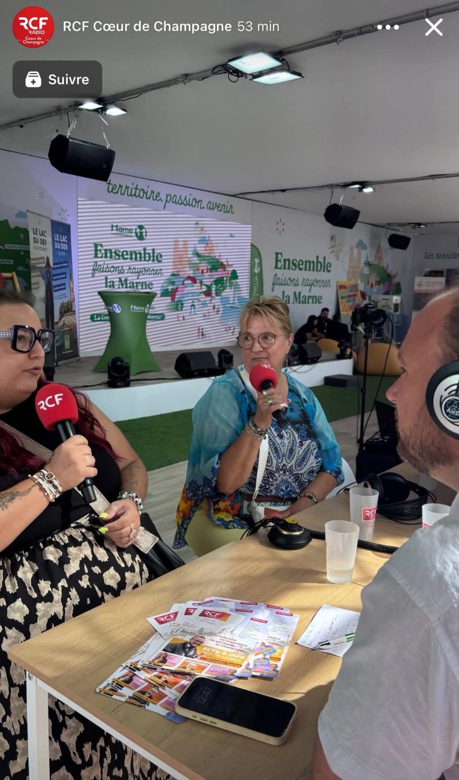 Interview radiophonique de JMG sur RCF Cœur de Champagne